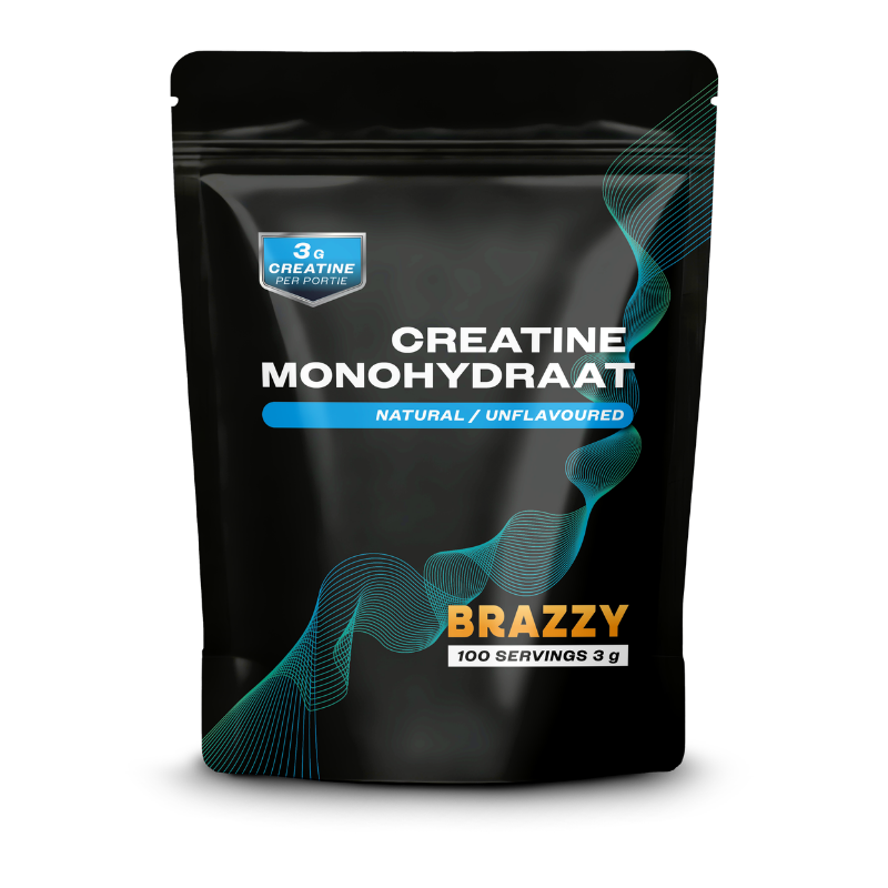 Pouch 300g creatine monohydraat voorkant